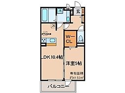 レジェンド鳥羽 1LDKの間取図画像