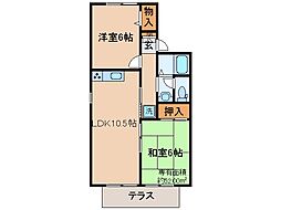 近鉄京都線 富野荘駅 徒歩11分の賃貸アパート