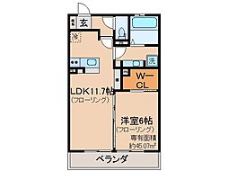 間取図画像 1LDK