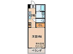 KOTONEYALOKA 1Kの間取図画像