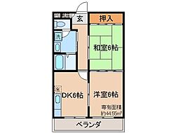 間取図画像 2DK