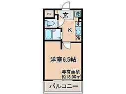 間取図画像 1K