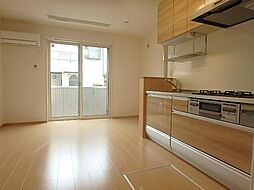 JR総武線 三鷹駅 徒歩25分の賃貸マンション 5階2LDKのリビング/ダイニング