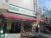 ローソンストア100西調布駅前店 徒歩6分。コンビニ 460m