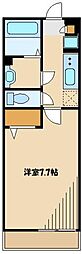 リブリ・調布 1Kの間取図画像