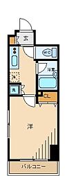 スパシエアルカーノ府中 1Kの間取図画像