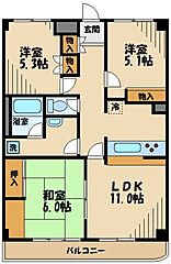 物件の間取り