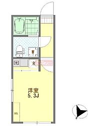 COZY若宮 ワンルームの間取図画像