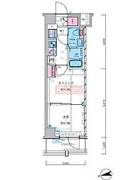 GALICIA中野新井薬師 1SLDKの間取図画像