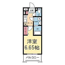 間取図画像 1K