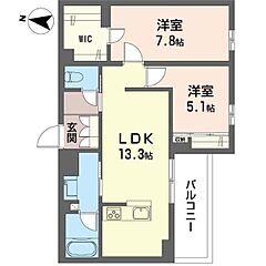 物件の間取り