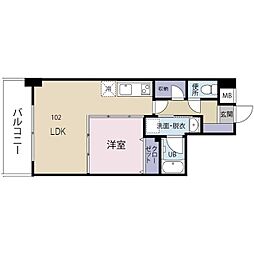 N-ステージ1 1LDKの間取図画像