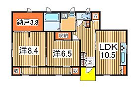 クレセントハウス2 101 ｜ 千葉県柏市豊四季（賃貸アパート2SLDK・1階・88.33㎡） その2