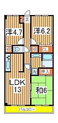 間取図画像 3LDK
