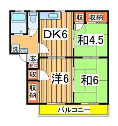 間取図画像 3DK