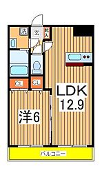 Edo Grand 1LDKの間取図画像