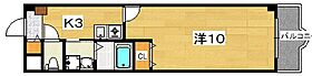 オーキッドコート  ｜ 大阪府枚方市長尾家具町５丁目（賃貸マンション1K・3階・28.98㎡） その2