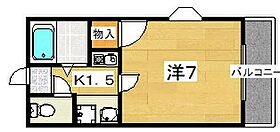 プレアール牧野  ｜ 大阪府枚方市牧野阪１丁目（賃貸マンション1K・1階・25.00㎡） その2