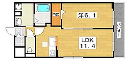 間取図画像 1LDK