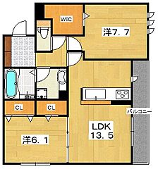 物件の間取り