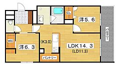 物件の間取り