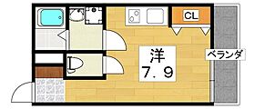 chou　chouNakamiya　EAST  ｜ 大阪府枚方市中宮東之町（賃貸アパート1R・2階・22.75㎡） その2