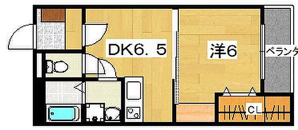 レシェンテ光洋 ｜大阪府枚方市西禁野１丁目(賃貸マンション1DK・2階・29.16㎡)の写真 その2