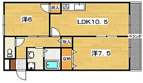 ツインコート　A棟  ｜ 大阪府枚方市翠香園町（賃貸アパート2LDK・2階・56.37㎡） その2