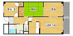ロータス・ユミ 3LDKの間取図画像
