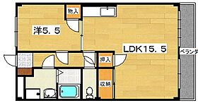 カサベルデ交野  ｜ 大阪府交野市私部１丁目（賃貸マンション1LDK・3階・54.09㎡） その2