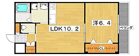 コンフォルタ星田  ｜ 大阪府交野市星田８丁目19-8（賃貸マンション1LDK・3階・41.68㎡） その2