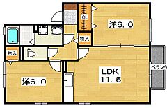 物件の間取り