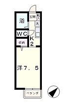 滋賀県大津市一里山４丁目（賃貸アパート1K・1階・22.52㎡） その2