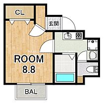 滋賀県大津市大萱１丁目18-10（賃貸マンション1R・5階・28.00㎡） その2