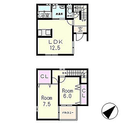 クッキー メゾネット 2階/-