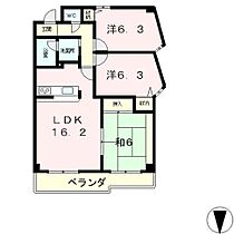 滋賀県大津市晴嵐１丁目（賃貸マンション3LDK・5階・75.82㎡） その2