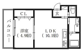 Gracias eight 唐橋　（グラシアス エイト カラ  ｜ 滋賀県大津市鳥居川町（賃貸アパート1LDK・2階・35.10㎡） その1