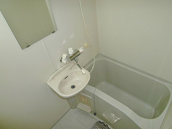 画像6:洗面台つきの浴室