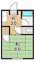 コーポ草津  ｜ 滋賀県草津市平井３丁目（賃貸アパート1DK・1階・20.05㎡） その2