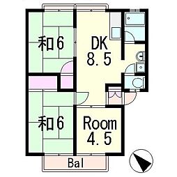 ハイツ北浦 1階/-