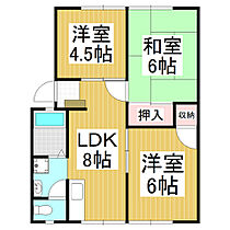 KBS89  ｜ 長野県塩尻市大字広丘高出（賃貸アパート3LDK・1階・51.79㎡） その2