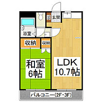 タカギマンションＮｏ．5  ｜ 長野県塩尻市大字広丘野村（賃貸マンション1LDK・2階・36.30㎡） その2