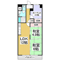 長野県松本市野溝木工1丁目（賃貸マンション3LDK・5階・62.62㎡） その2