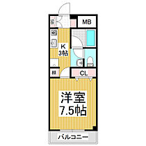 ニセンポストアイル 501 ｜ 長野県塩尻市大字広丘郷原（賃貸マンション1K・5階・27.24㎡） その2