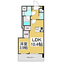 コンフォーティア広丘野村II  ｜ 長野県塩尻市大字広丘野村（賃貸マンション1LDK・1階・36.70㎡） その2