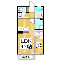 カーサテラス 102 ｜ 長野県塩尻市大字大門（賃貸アパート1LDK・1階・31.30㎡） その2