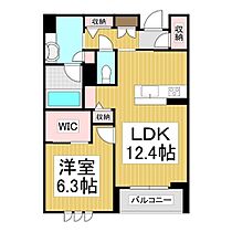 シャーメゾンステージ筑摩  ｜ 長野県松本市筑摩3丁目（賃貸マンション1LDK・2階・49.45㎡） その2