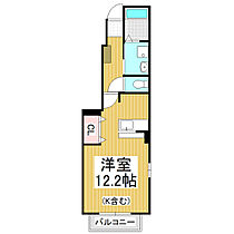 長野県松本市神田1丁目（賃貸アパート1R・1階・32.90㎡） その2