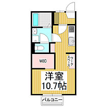 フレグランスステーションA棟  ｜ 長野県塩尻市大字大門（賃貸アパート1R・1階・28.24㎡） その2