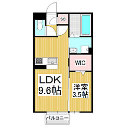 間取図画像 1LDK